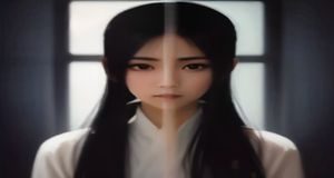 搜索数据分析师陈默在明亮办公室内专注查看多屏数据报告，身着深色衬衫，专业冷静的工作状态